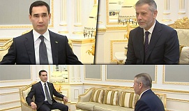 Президент Туркмении обсудил с президентом ГК "Возрождение"  совместные проекты 