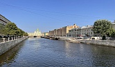 Брифинг о ходе работ на набережной канала Грибоедова и на 1-м Елагином мосту