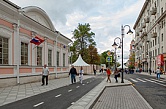Открытие Пятницкой улицы в городе Москва после реконструкции
