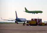 В международном аэропорту Кемерово завершена реконструкция  искусственного покрытия ВВП длиной 1020 м