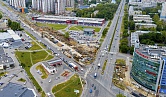Продолжается строительство транспортной развязки на Дунайском проспекте